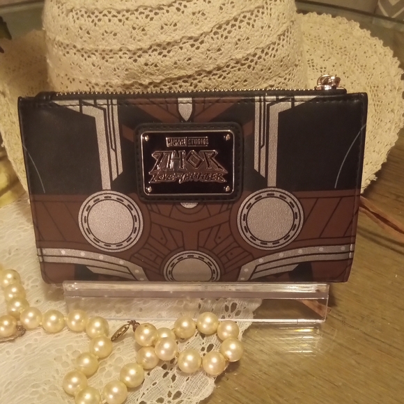 Marvel Handbags - WB Loungefly Marvel THOR love & thunder flap wallet